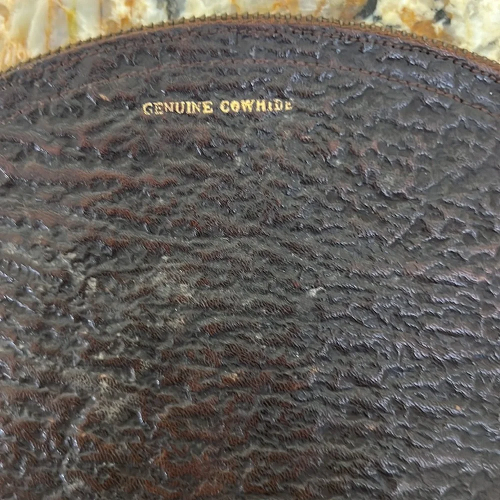 Vintage two leather wallets .